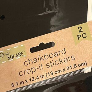 Chalkboard Crop It Sticker Sheets Bundle 6 Packs Arts Crafts (NEW) hg/x